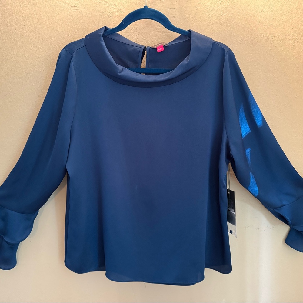 Elegant Blue Women's Top